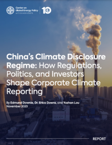 China’s Climate Disclosure Regime